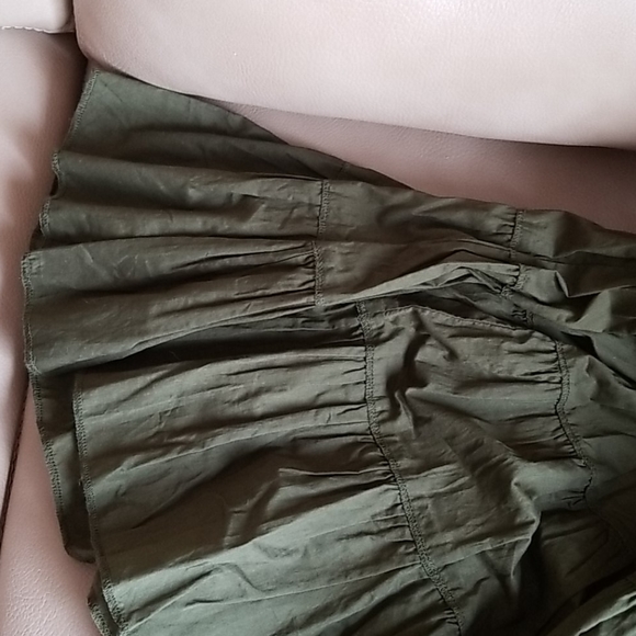 Olive green midi dress - Picture 4 of 8